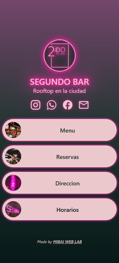 Modern One-Page Website Design 3 Mobile